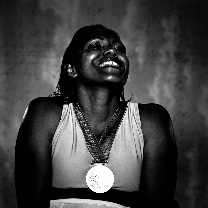 Cathy Freeman, second portrait from the Icon Series